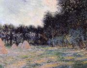 Claude Monet Field with Haystacks at Giverny china oil painting artist